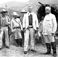 oficial norteamericano con e general cubano calixto garcia